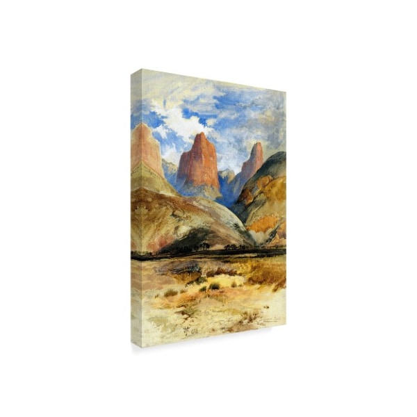 Thomas Moran 'Colburn's Butte South Utah 1873 ' Canvas Art,12x19